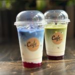 Ľadová modrá matcha